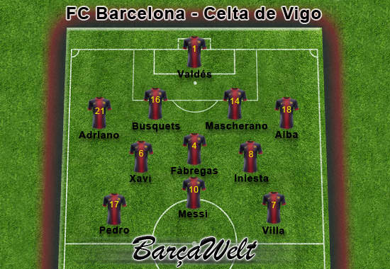 FC Barcelona - Celta de Vigo 03.11.2012