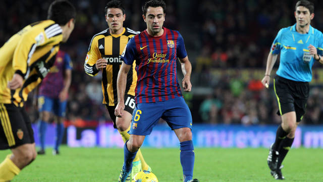 Xavi gegen Zaragoza 2011/12