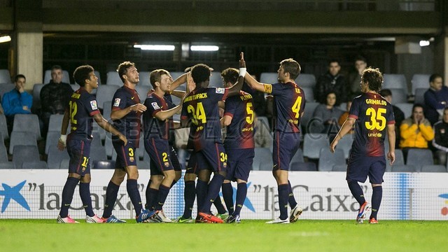 FC Barcelona B Torjubel