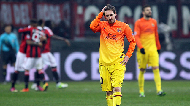 Messi-Frust Milan
