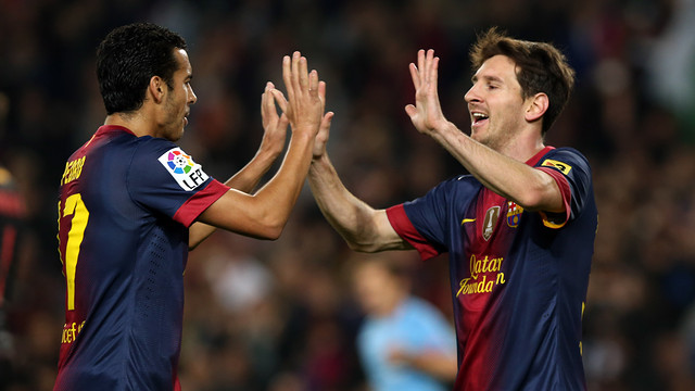 Messi und Pedro