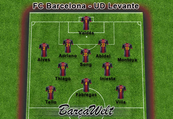 FC Barcelona - UD Levante 20.04.2013
