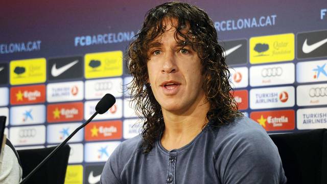 Puyol Pressekonferenz