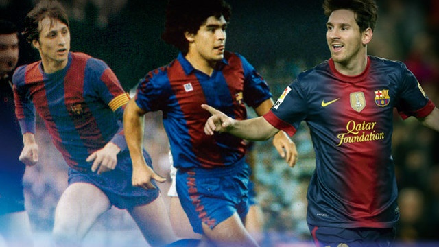 MaradonaCruyffMessi