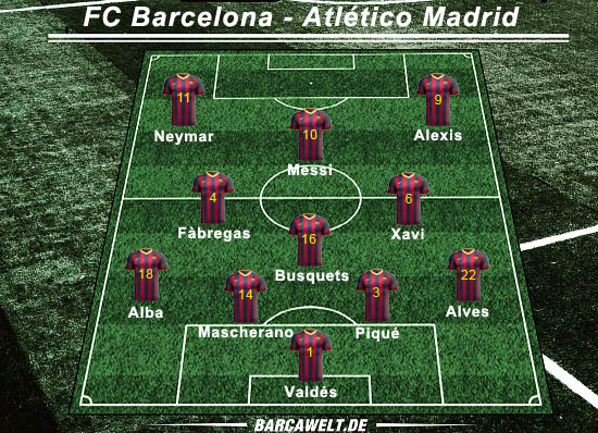 FC Barcelona - Atletico Madrid 28.08.2013