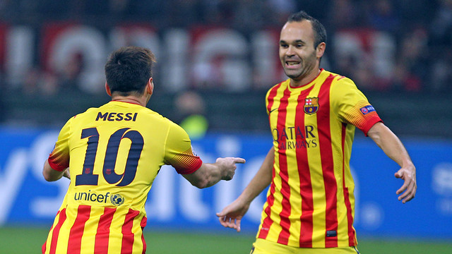 Messi-Iniesta-Jubel