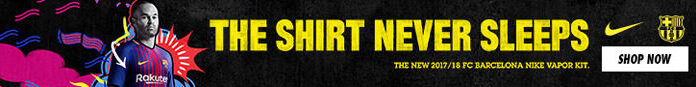 FC Barcelona Trikot 17 18 Banner