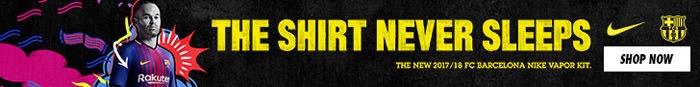 FC Barcelona Trikot 17 18 Banner
