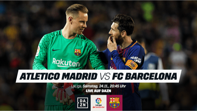 dazn atletico barca 1819