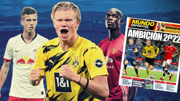 Barças Wunschliste 2022: Haaland, Olmo, Pogba und Sterling