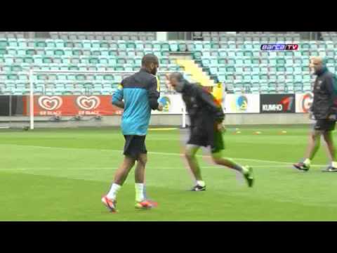 Das heutige Training: Dani Alves wieder fit