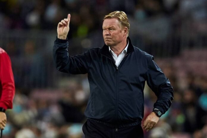 Ronald Koeman lobte Ansu Fati und Philippe Coutinho. Ronald Koeman lobte Ansu Fati und Philippe Coutinho.