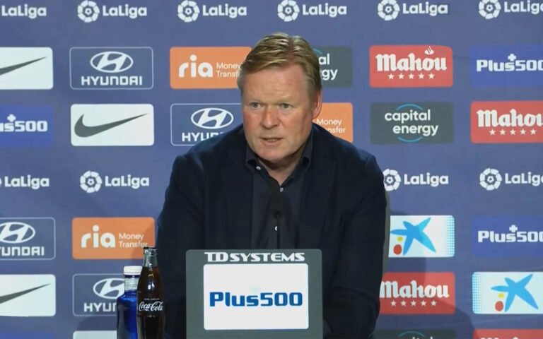 PK | “Bat um Klarheit”: Koeman bestätigt Verbleib und ist “zuversichtlich, dass es besser wird”