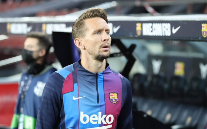 Spanish Liga Santander between Barcelona vs Alaves at Camp Nou Stadium, October 30, 2021, Barcelona, Spain Luuk De Jong