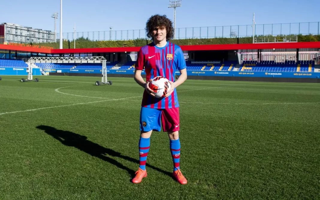 Fabio Blanco FC Barcelona Eintracht Frankfurt Fabio Blanco FC Barcelona Eintracht Frankfurt
