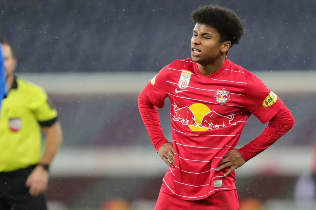 Karim Adeyemi RB Salzburg FC Barcelona Karim Adeyemi RB Salzburg FC Barcelona