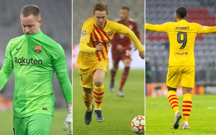 Ter Stegen Frenkie De Jong Memphis Ter Stegen Frenkie De Jong Memphis Depay