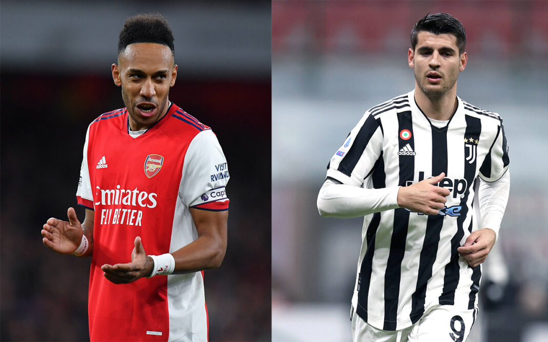 Aubameyang-Morata-FC Barcelona Aubameyang-Morata-FC Barcelona