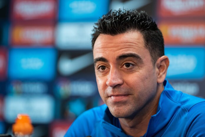 Xavi Pressekonferenz Press Conference Xavi Pressekonferenz Press Conference