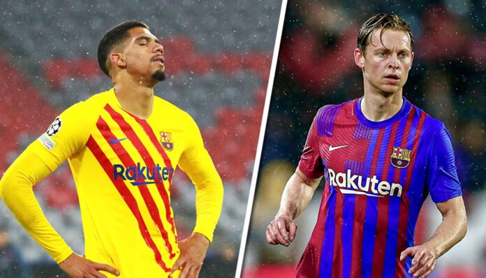 FC Barcelona Araujo De Jong FC Barcelona Araujo De Jong
