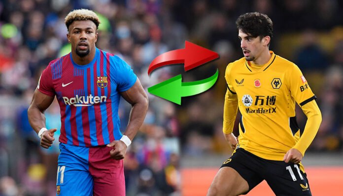Barca FC Barcelona Wolverhampton Wolves Traoré Tincao Tausch Barca FC Barcelona Wolverhampton Wolves Traoré Tincao Tausch