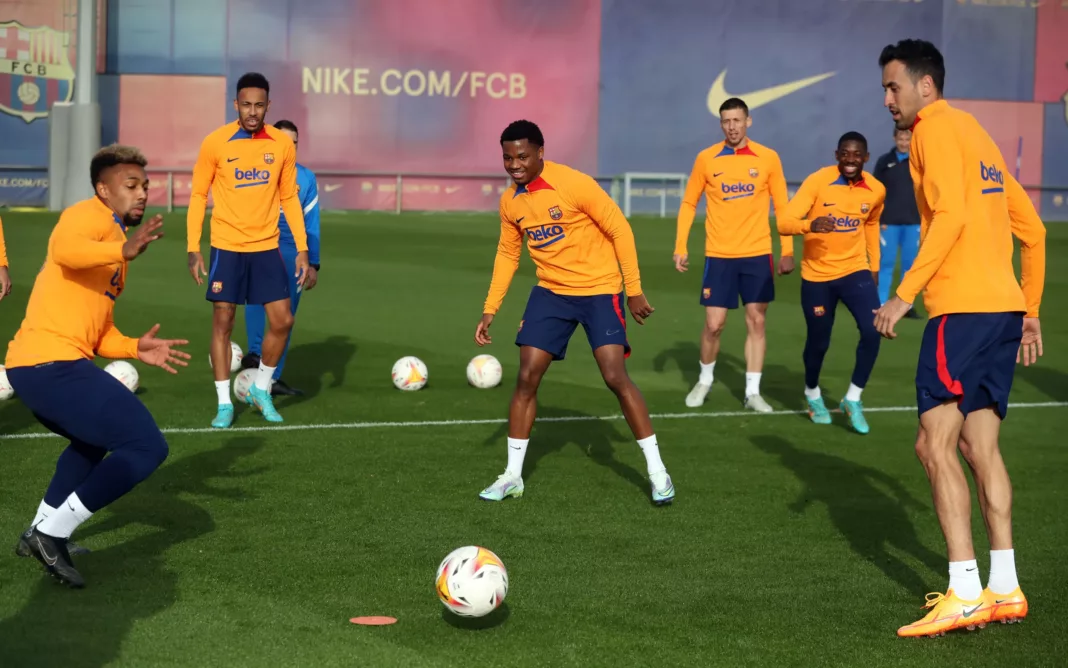 Ansu Fati FC Barcelona Training Ansu Fati FC Barcelona Training