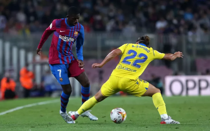 Ousmane Dembele FC Barcelona FC Cadiz Ousmane Dembele FC Barcelona FC Cadiz