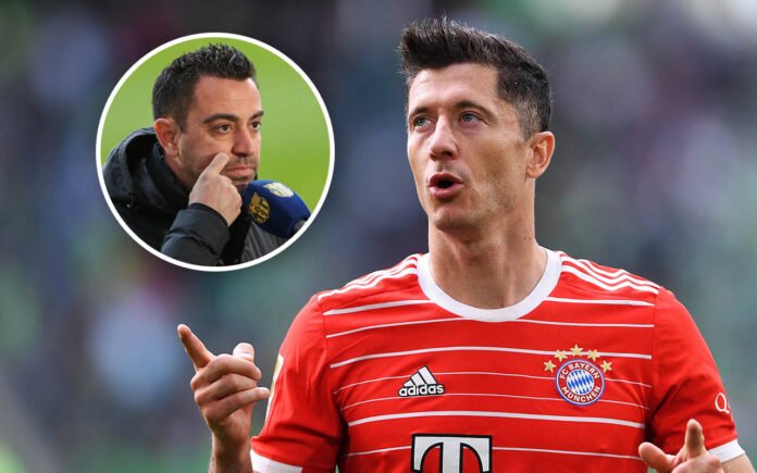 Xavi Hernandez Robert Lewandowski Xavi Hernandez Robert Lewandowski