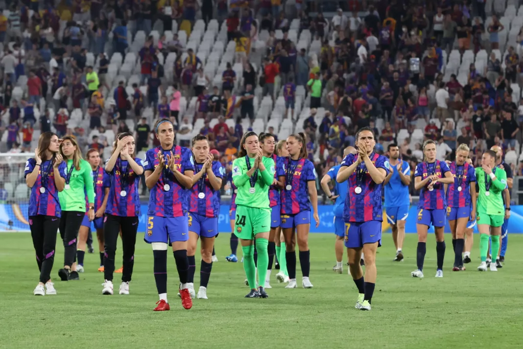 FC Barcelona Frauen Olympique Lyon UEFA Womens Champions League Barca Femeni FC Barcelona Frauen Olympique Lyon UEFA Womens Champions League Barca Femeni