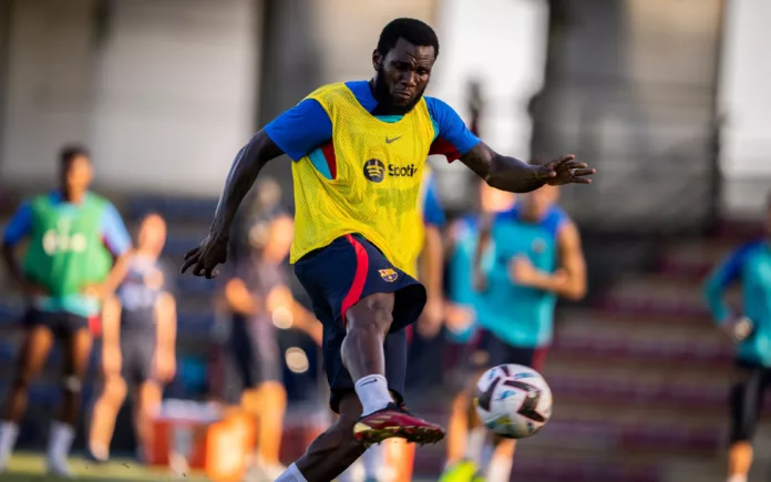 Kessie Training FC Barcelona Franck Kessié FC Barcelona