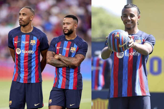 FC Barcelona La Liga Aubameyang Depay Koundé Registrierung FC Barcelona La Liga Aubameyang Depay Koundé Registrierung
