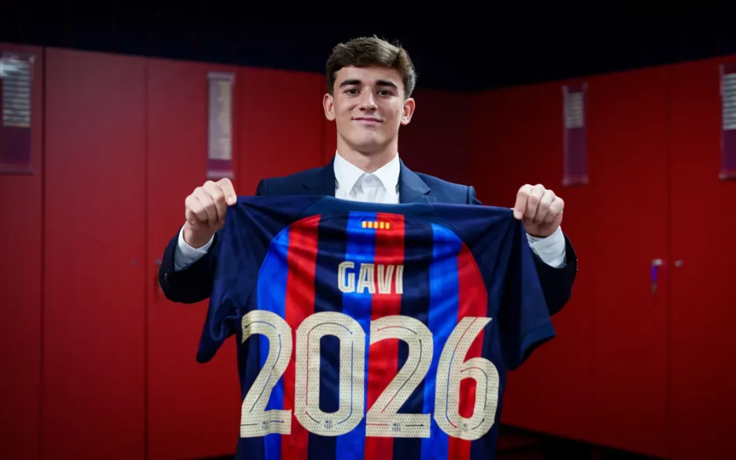 Gavi 2026 Vertrag Contract FC Barcelona Gavi 2026 Vertrag Contract FC Barcelona