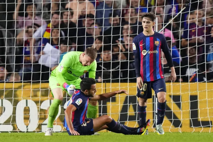 Ter Stegen Eric Garcia FC Barcelona Celta Vigo Ter Stegen Eric Garcia FC Barcelona Celta Vigo
