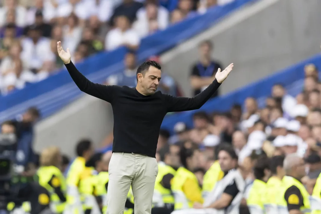 Xavi Clasico Bernabeu Real Madrid Xavi Clasico Bernabeu Real Madrid