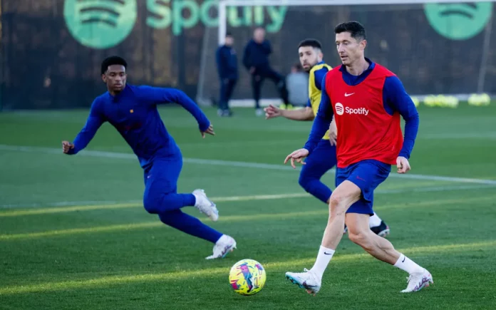 Robert Lewandowski FC Barcelona Training Robert Lewandowski FC Barcelona Training