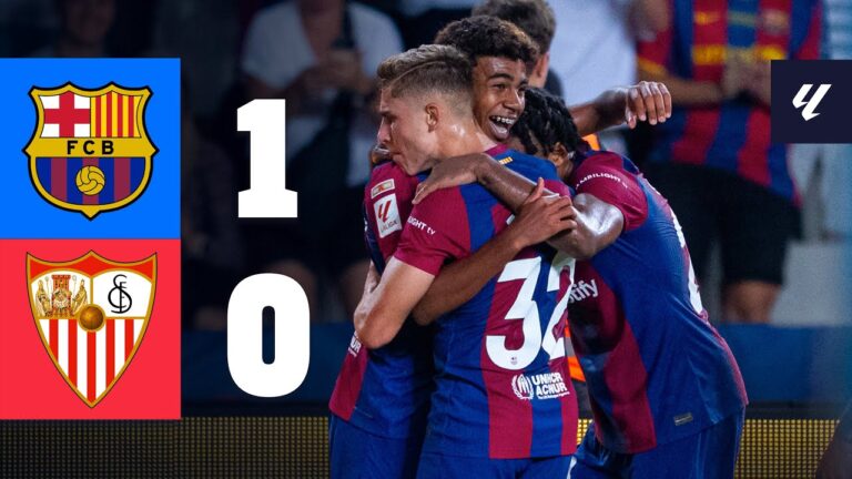 Highlights FC Barcelona 1:0 FC Sevilla | Späte Erlösung im Topspiel