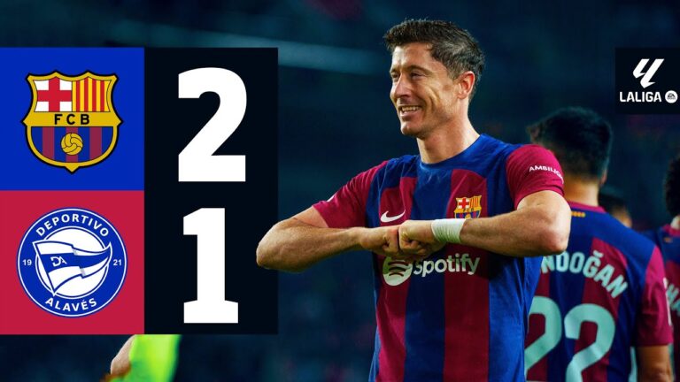 Highlights FC Barcelona 2:1 Deportivo Alavés | Barça schlägt mal wieder zurück