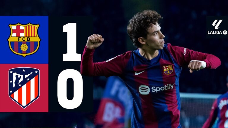 Highlights FC Barcelona 1:0 Atlético Madrid | Dreier in intensivem Spitzenspiel