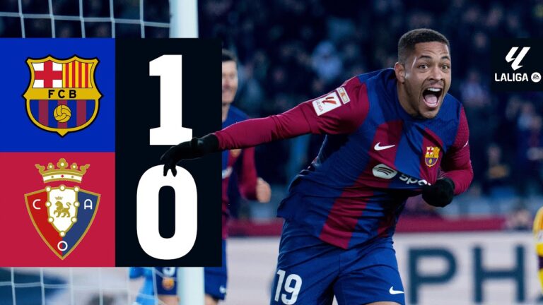 Highlights FC Barcelona 1:0 CA Osasuna | Vitor Roque ist die Lösung