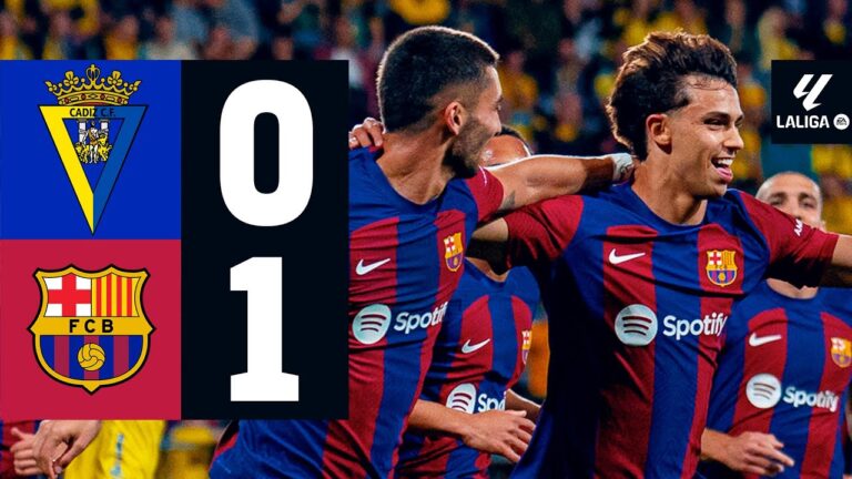 Highlights FC Cádiz 0:1 FC Barcelona | João Félix schlägt artistisch zu