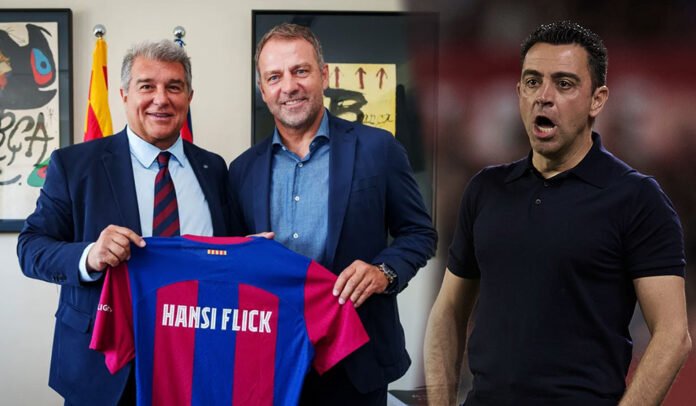 hansi flick xavi fc barcelona hansi flick xavi fc barcelona