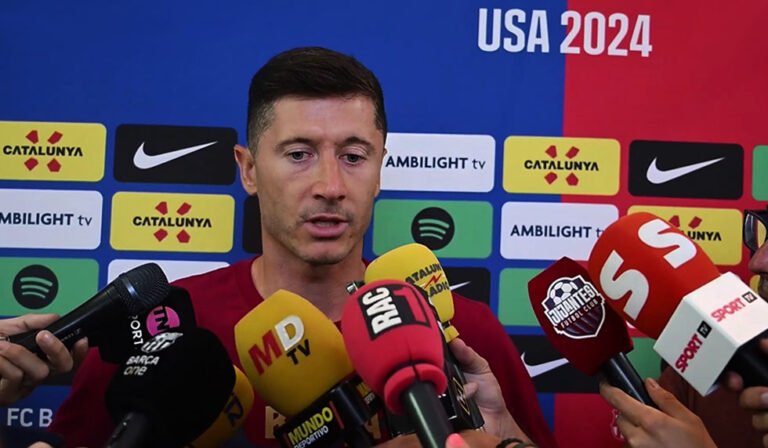 Flick-Idee „war immer offensives Spiel“: Lewandowski über neue Barça-Saison und Mbappé