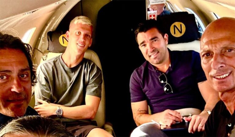 Neuer Star im Anflug: Deco zeigt sich schon im Flieger mit Dani Olmo