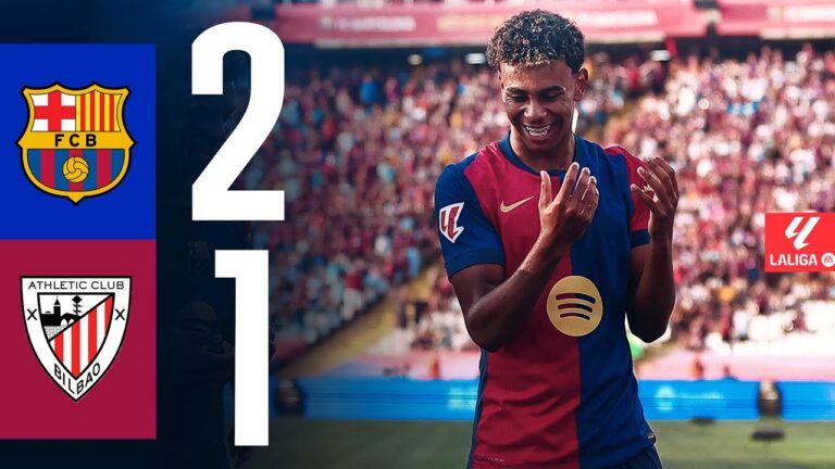 Highlights FC Barcelona 2:1 Athletic Club | Yamal aus der Ferne, Lewandowski on fire
