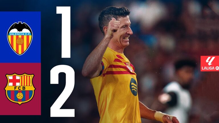 Highlights FC Valencia 1:2 FC Barcelona | Cubarsí verhindert 0:2 – dann sticht Barça zu