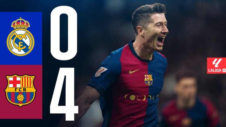 Highlights Real Madrid 0:4 FC Barcelona | Flick-Team nach Pause gnadenlos