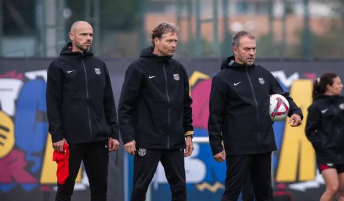 FC Barcelona Heiko Westermann Co Trainer Hansi Flick